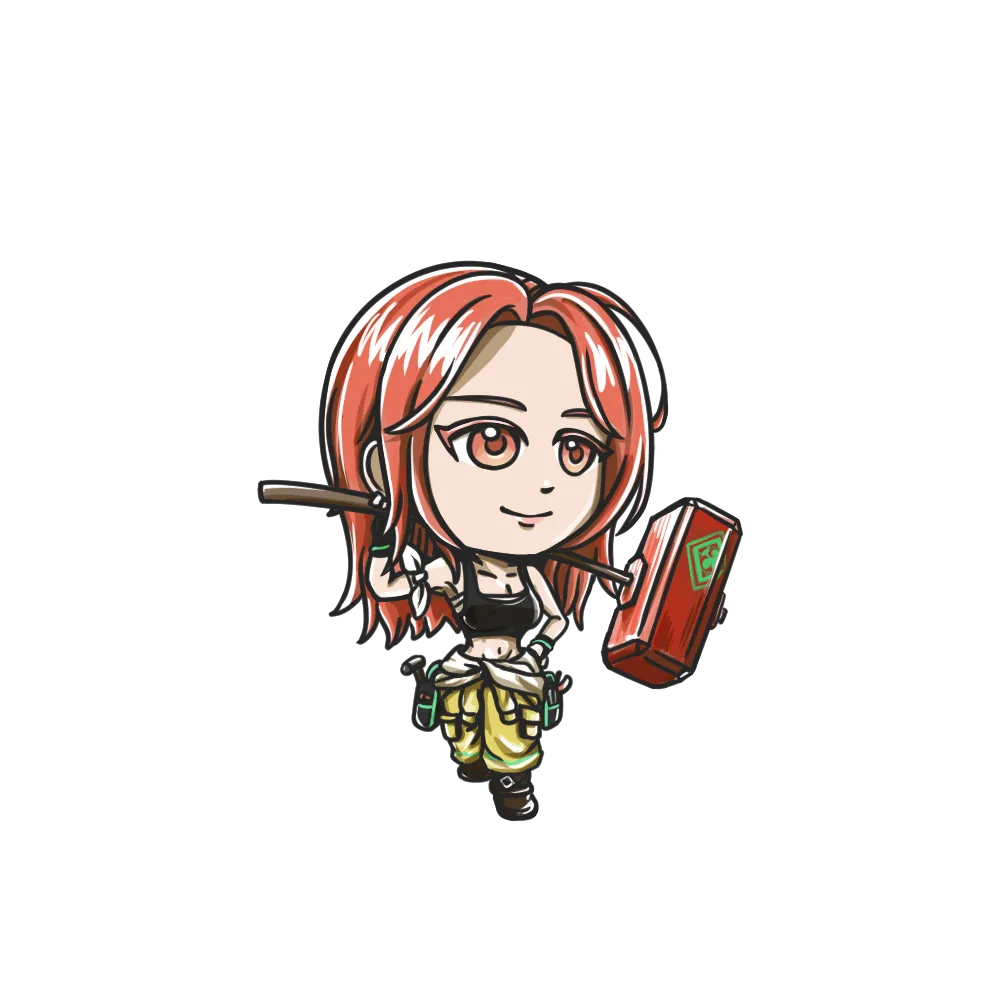 赤毛ミニキャラ