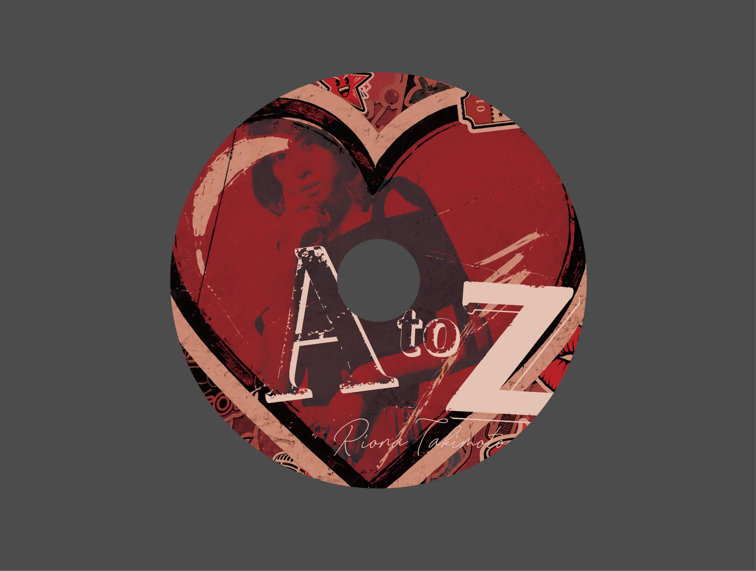 A to Z CD盤面デザイン