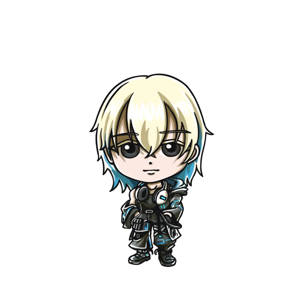 近未来デフォルメキャラクター