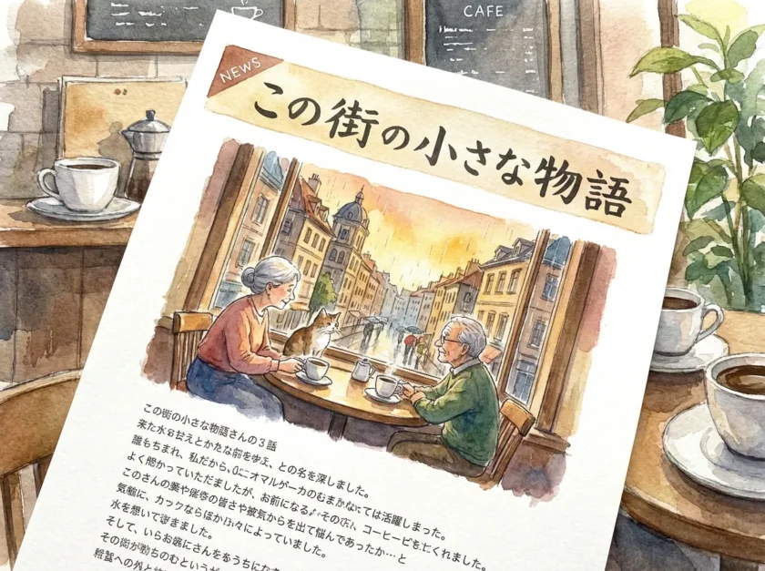 カフェ新聞の画像