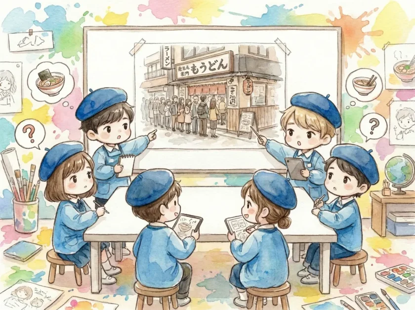 行列のできるお店を作るための会議風景