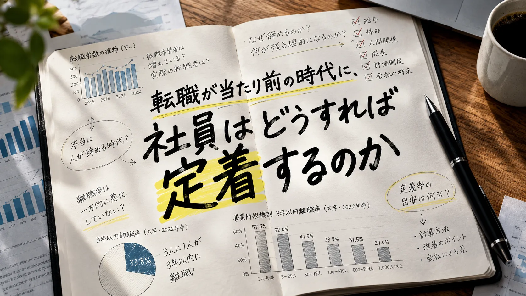 「転職が当たり前の時代」に、社員はどうすれば定着するのか