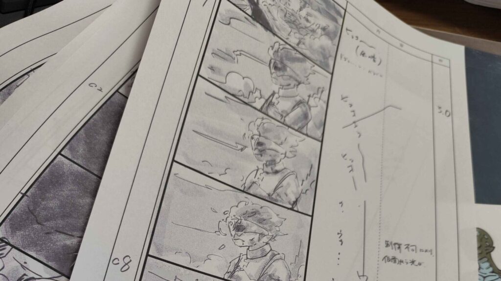 絵コンテの写真