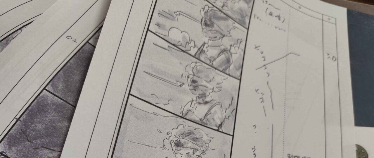 絵コンテの写真